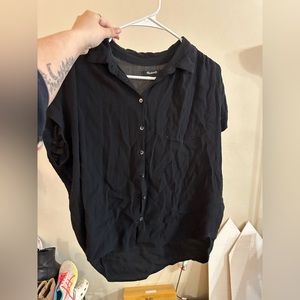 Black Madewell Blouse